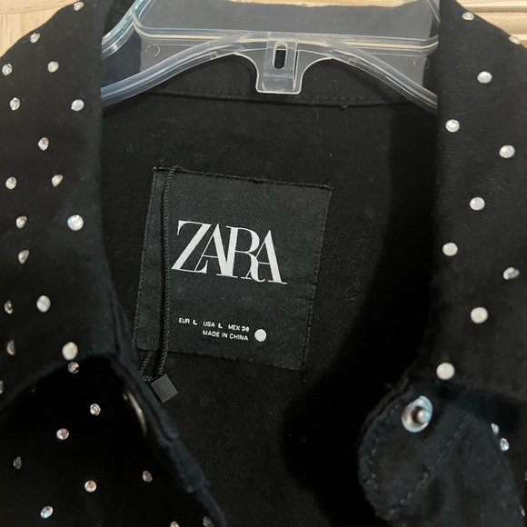 Zara black jacket size Large - Picture 2 of 2